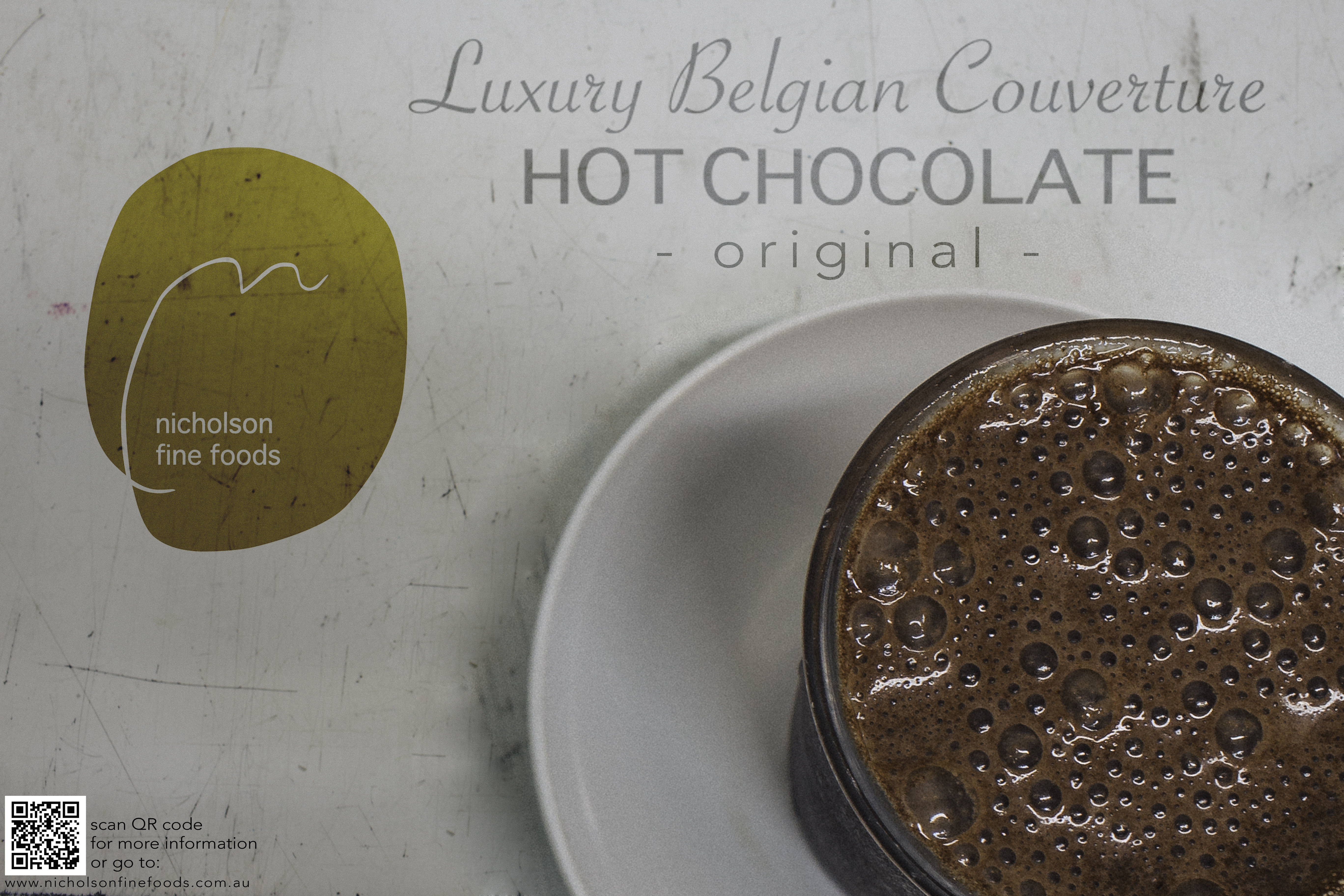 Luxury Belgian Couverture Hot Chocolate Range retail 500g Foodservice 1kg...