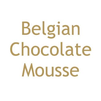 Belgian Hot Chocolate & Chocolate Mousse